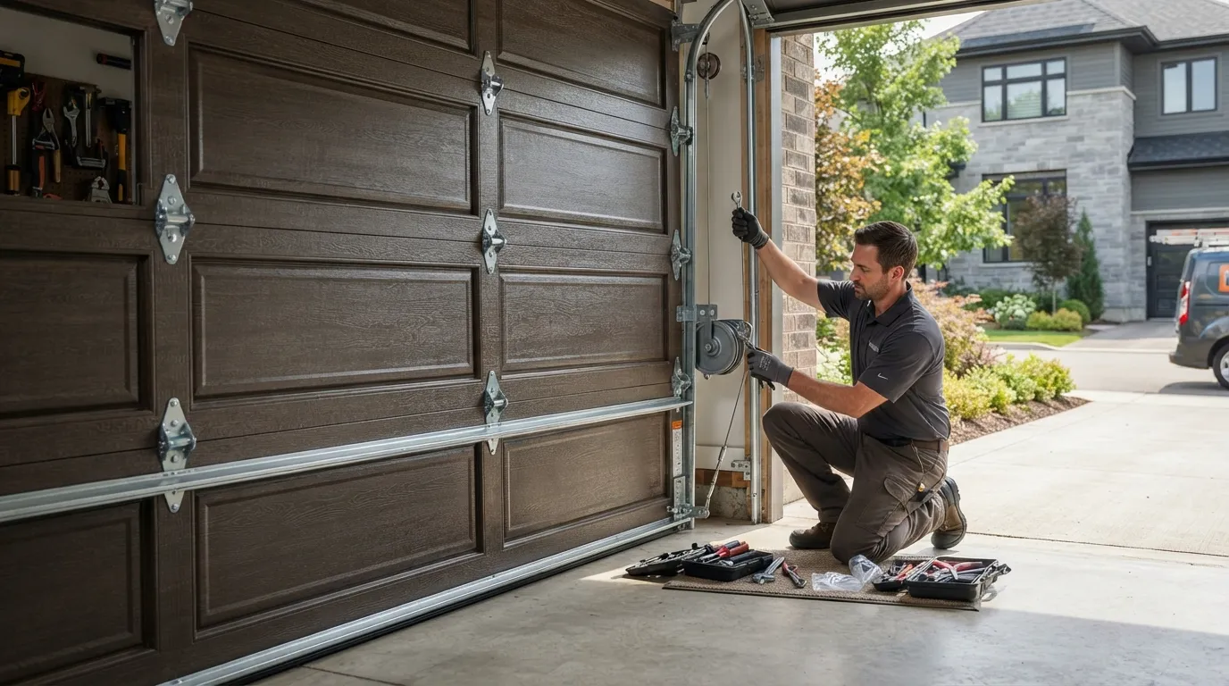 Cable Repair for Shields' 1970s Garage Doors in Saginaw