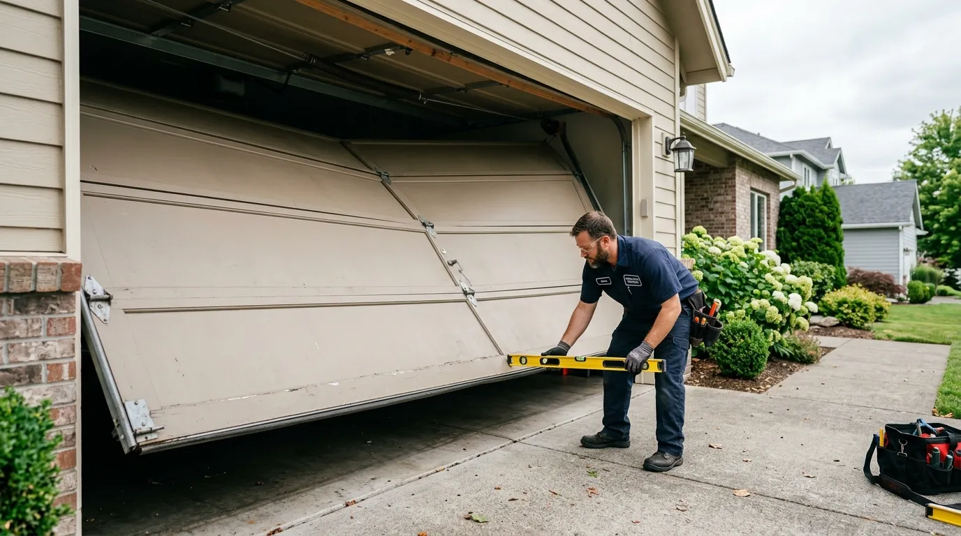 Off-Track Garage Door Repair, Shields, MI in Saginaw