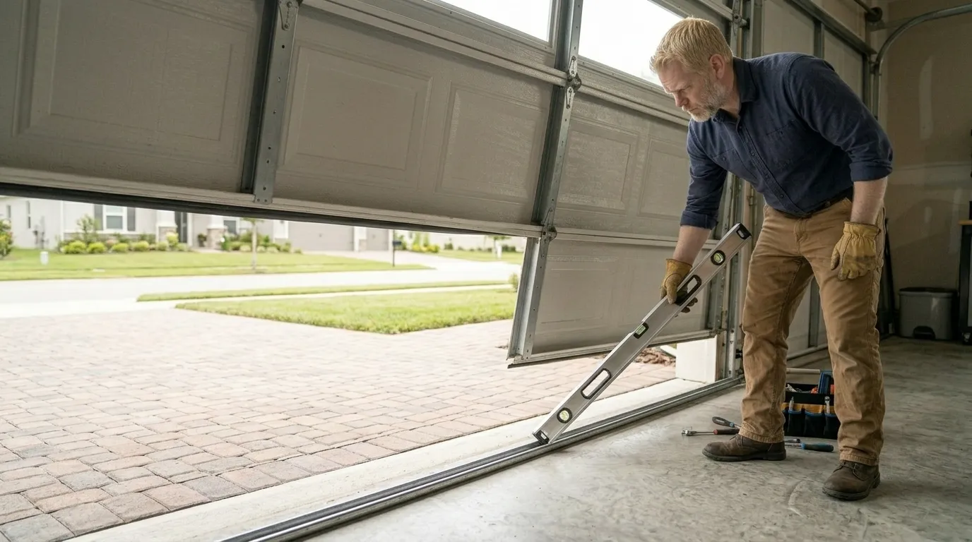 Off-Track Garage Door Repair for Zilwaukee Homes in Saginaw