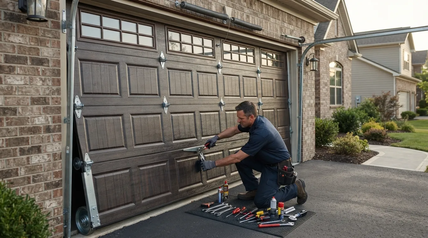 Panel Replacement for Zilwaukee's 1960s Garage Doors in Saginaw